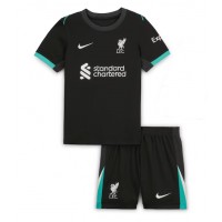 Echipament fotbal Liverpool Tricou Deplasare 2024-25 pentru copii maneca scurta (+ Pantaloni scurti)